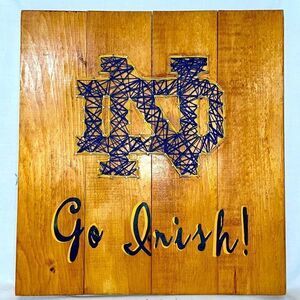 Notre Dame Fighting Irish Wooden Plaque
